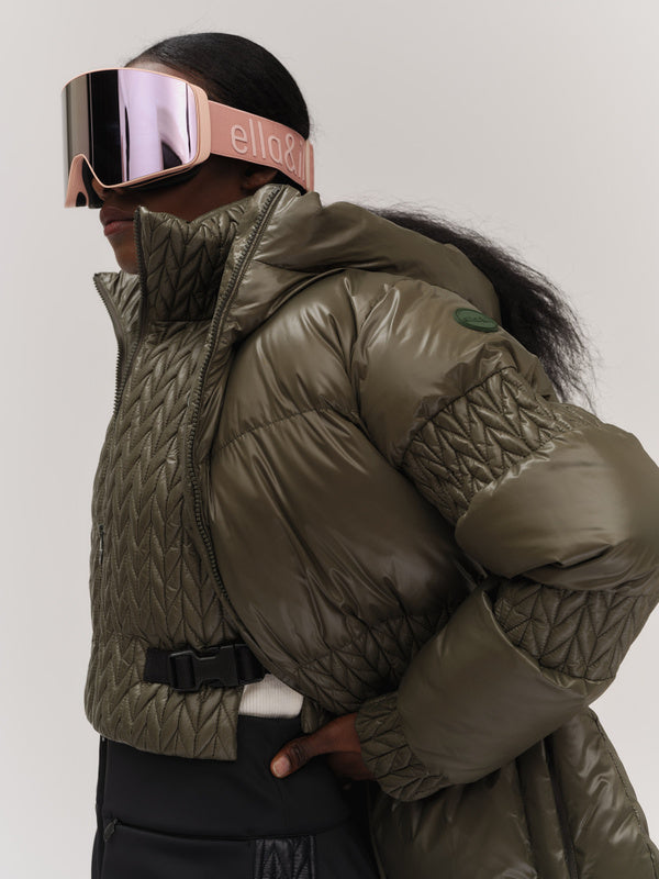 Zeta Down Jacket Forest Green