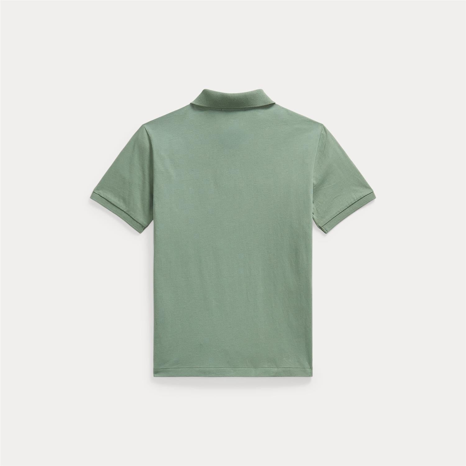 Cotton Jersey Pocket Polo Shirt Fatigue