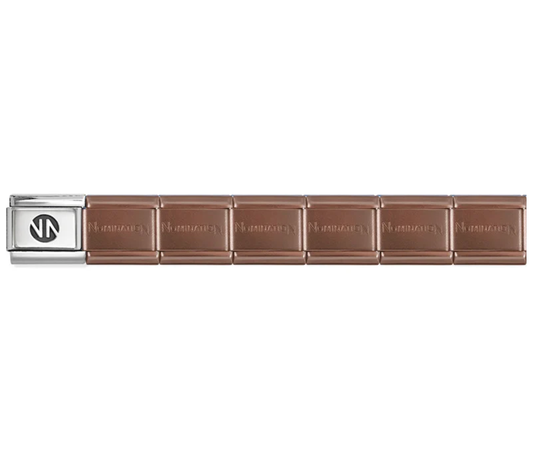 18 LINKS, COMPOSABLE CLASSIC BAND, MATTE CHOCOLATE
