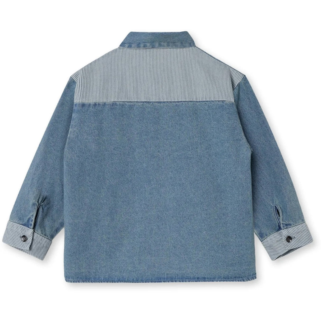 Don Contrast Ls Shirt Medium Denim Blue