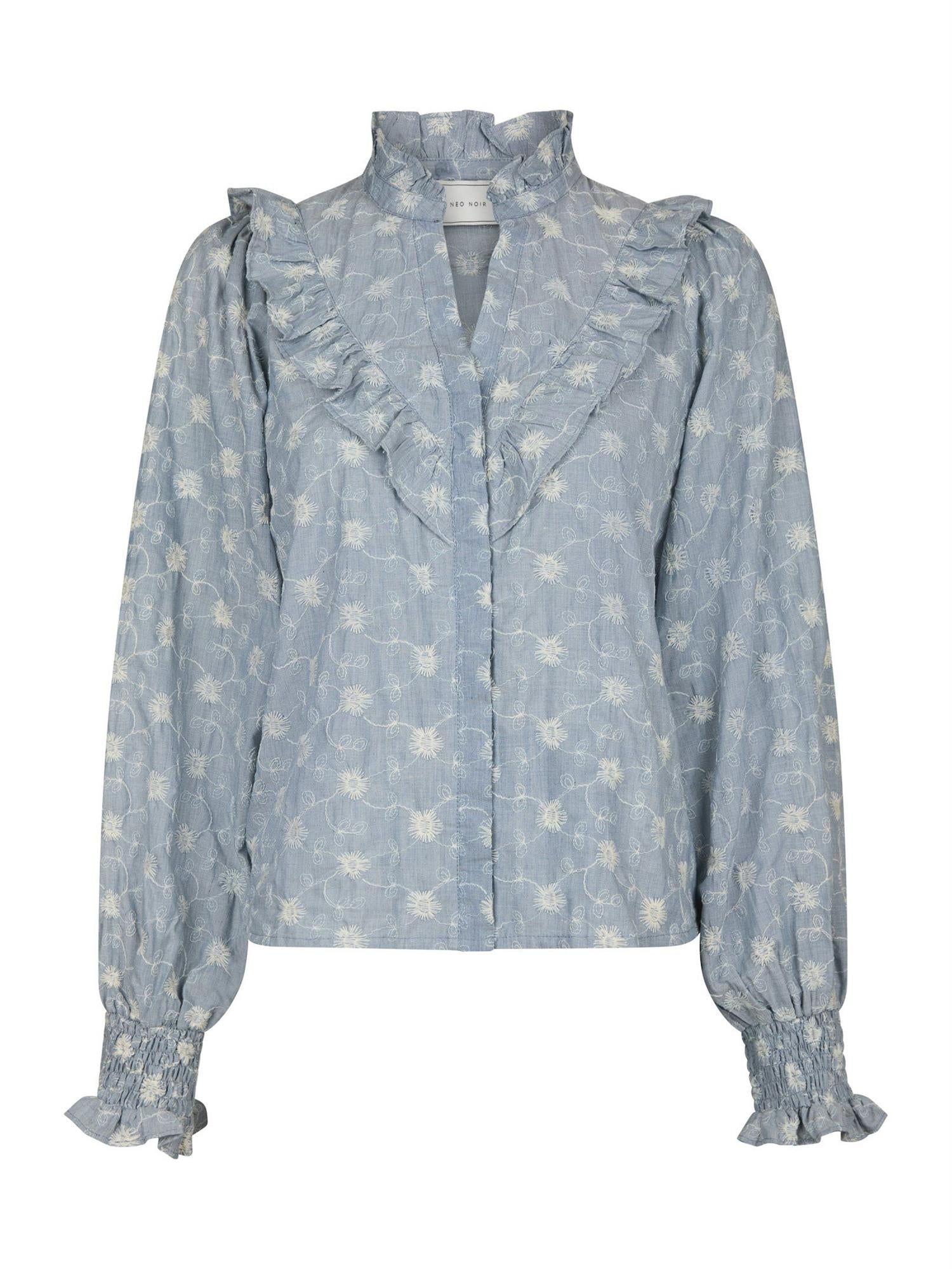 Degas Delicate Blouse Dusty Blue