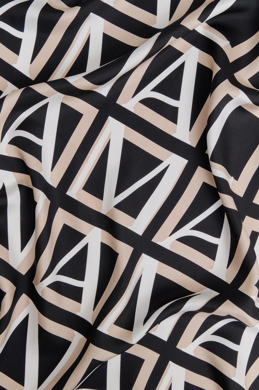 Silk Twill Scarf Multi