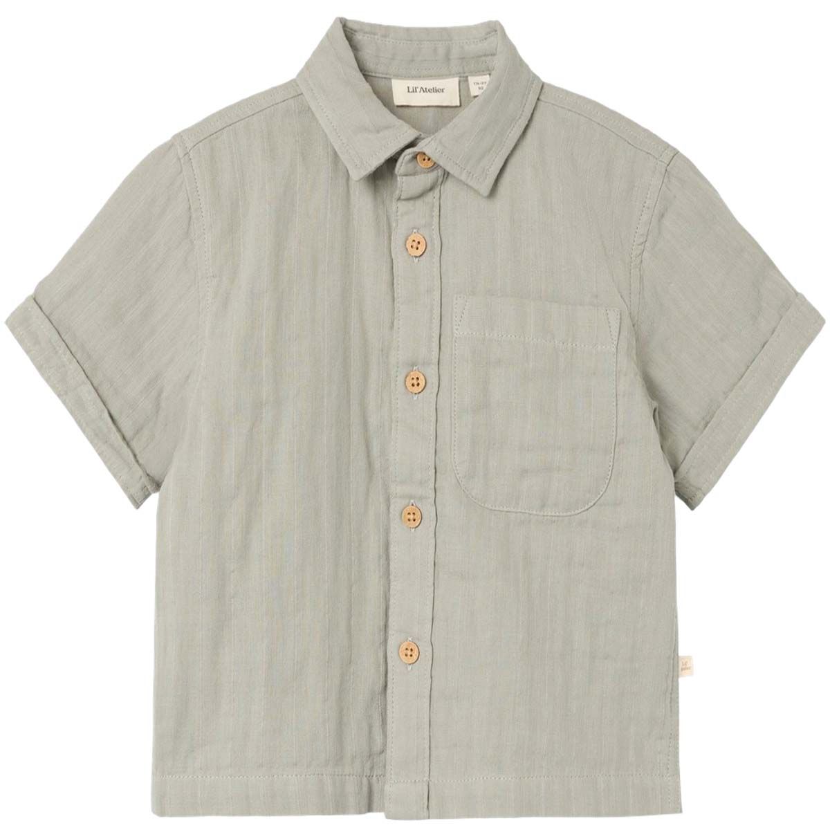Felix Loose Shirt Forest Fog