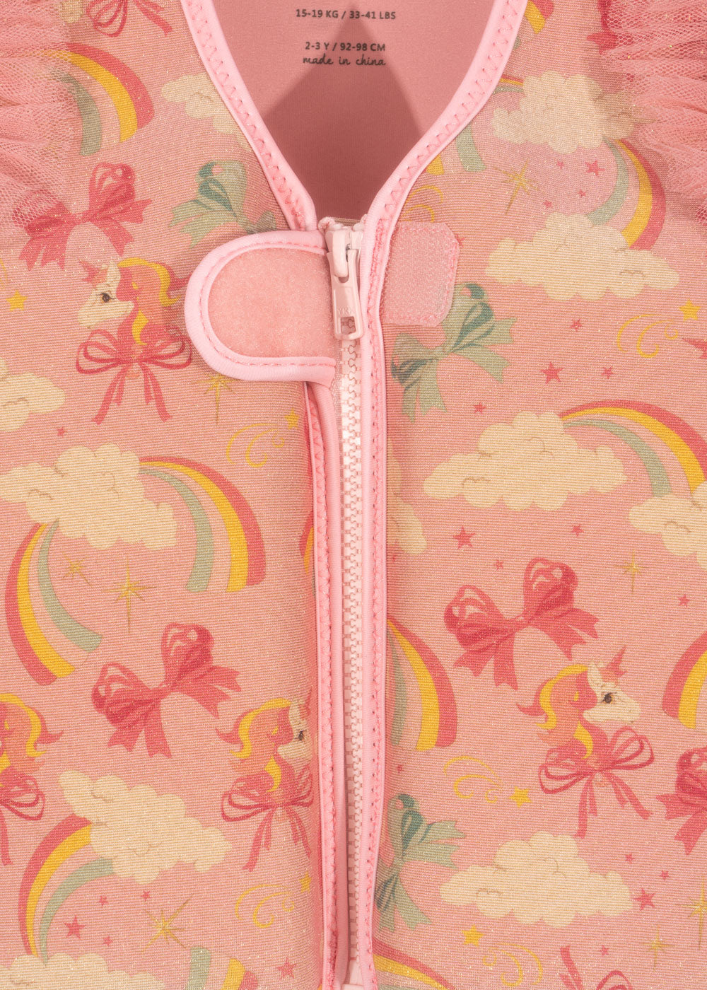Amelia Swim Vest Rainbow Bow