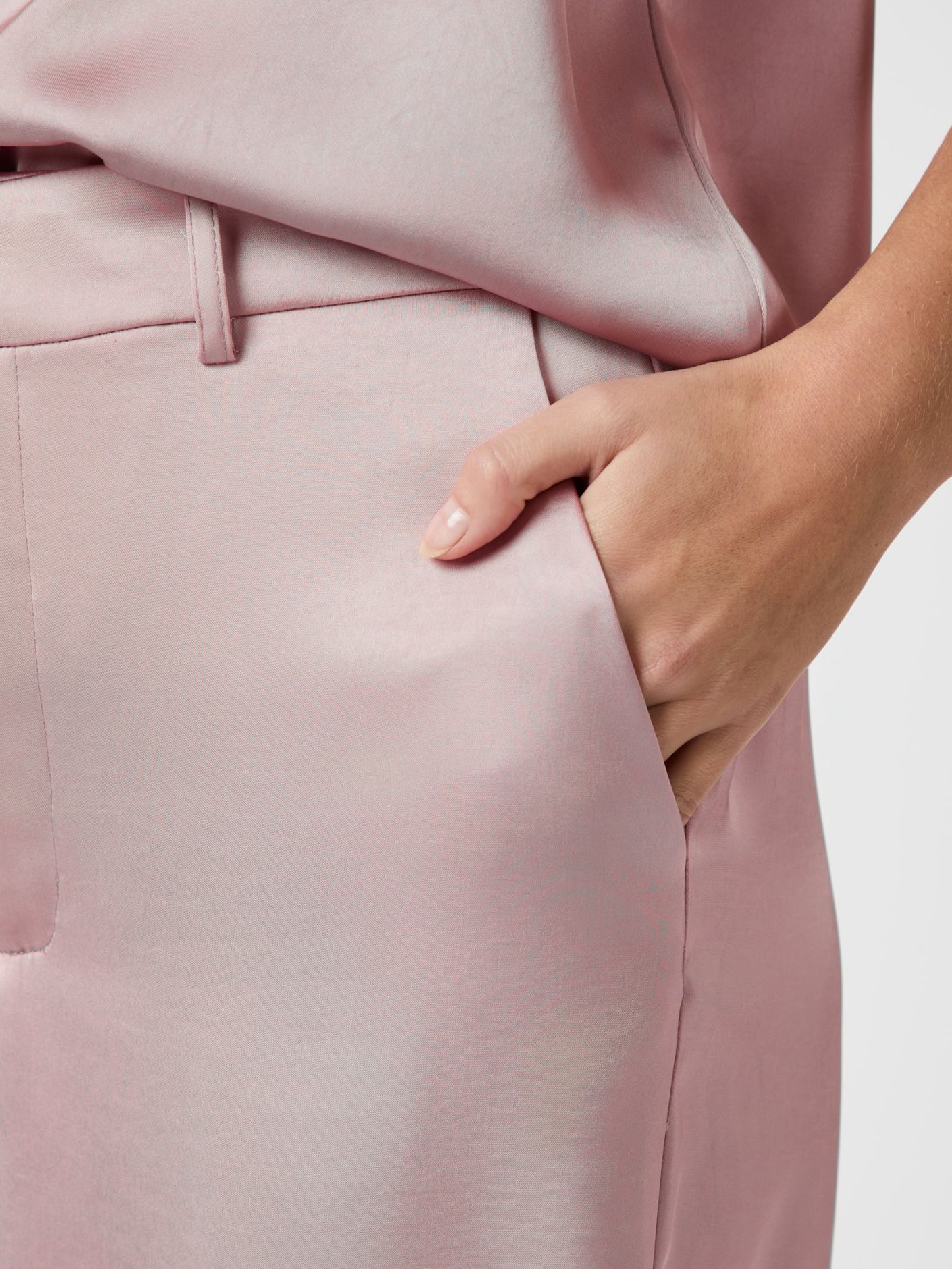 Emmett Heavy Sateen Pants Evening Rose