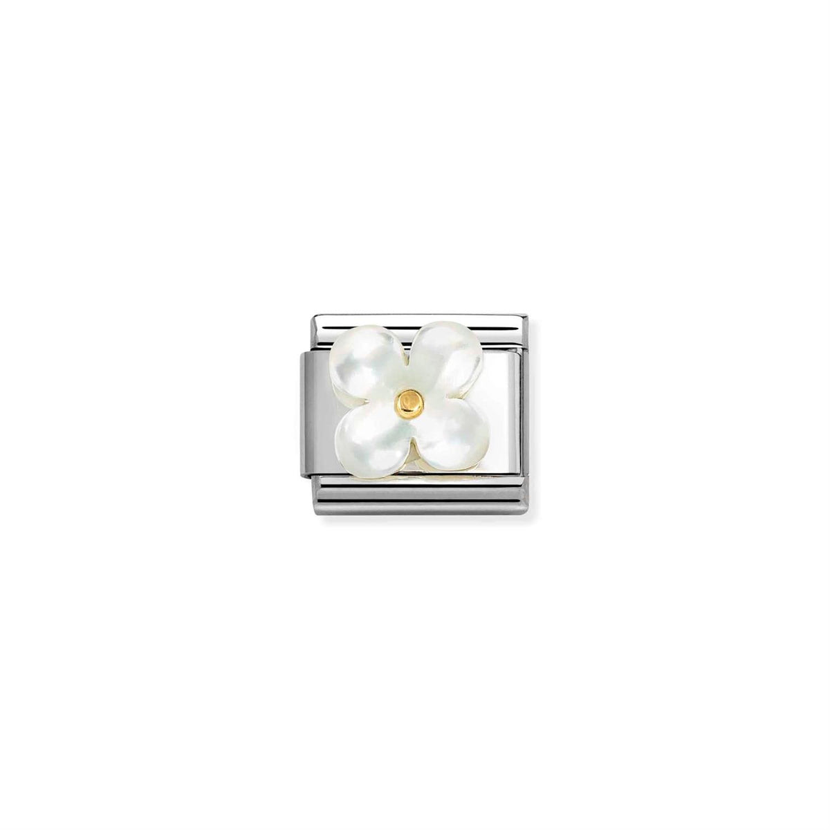 Flower Mother of Pearl White