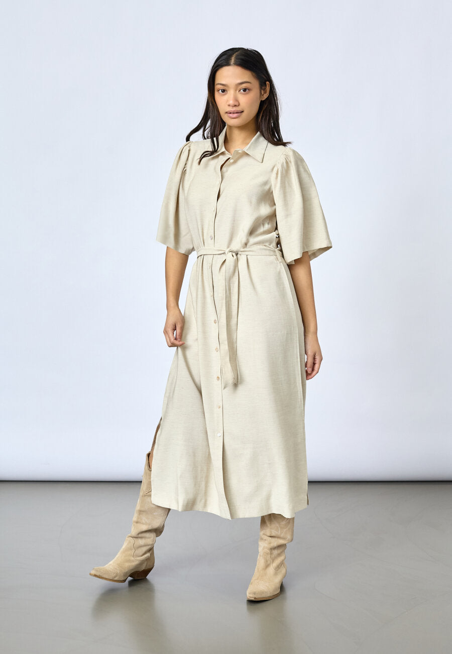 Mena Dress Sand Melange