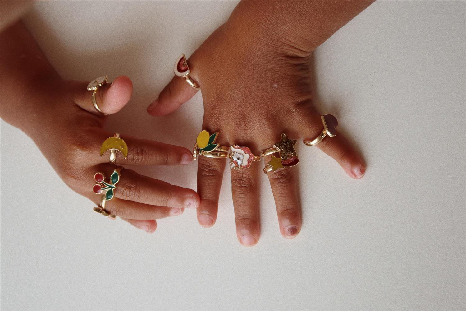 12 Pack Ring Set Multi Color