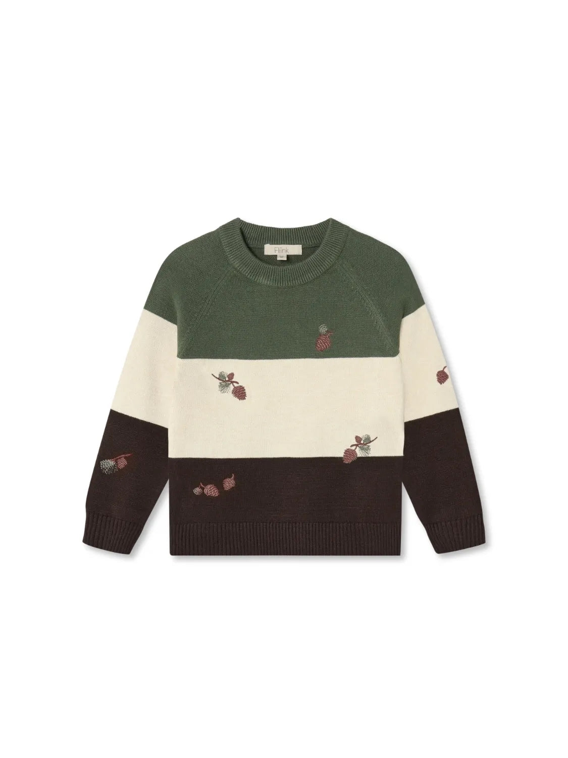 Benna Pinecone Pullover Beetle/Sandshell/Coffee