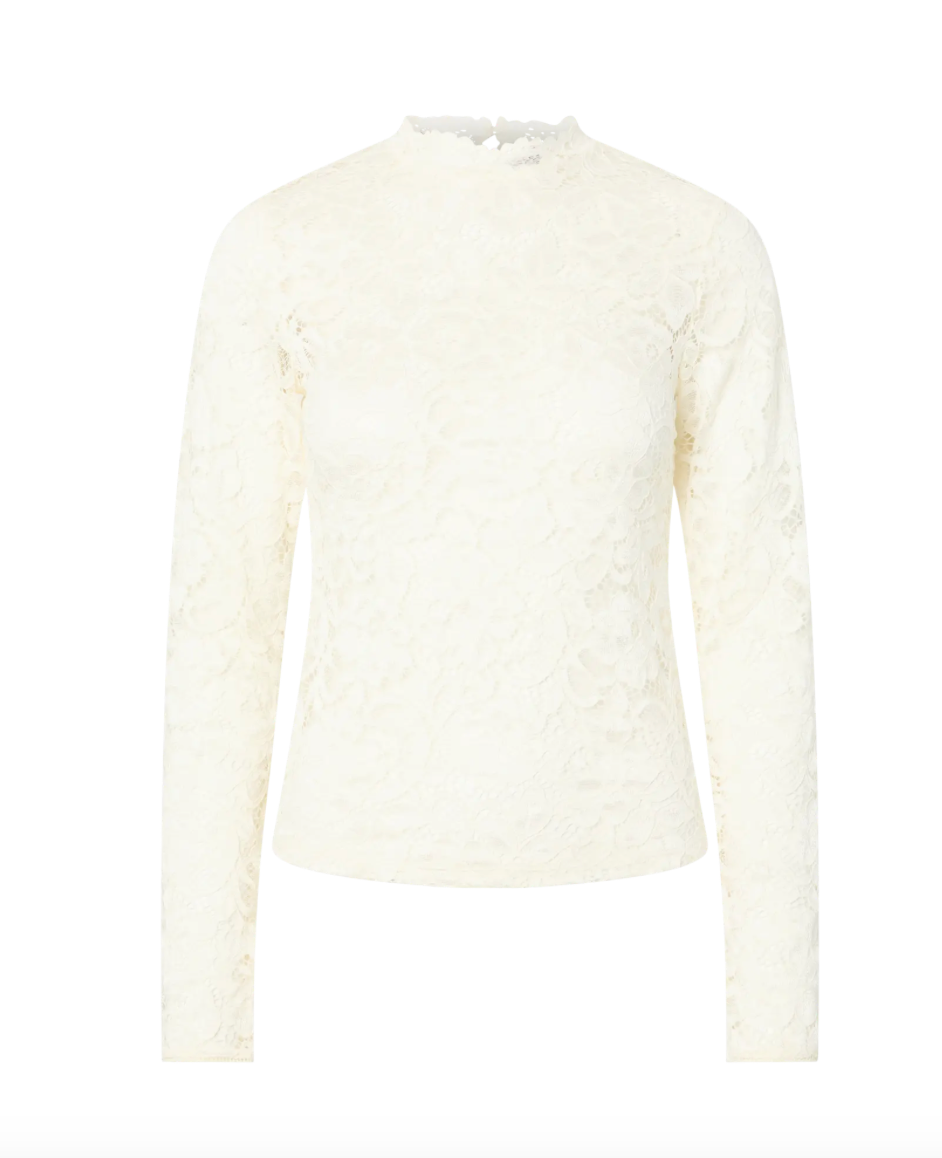 YASLACEY Lace Top Pristine