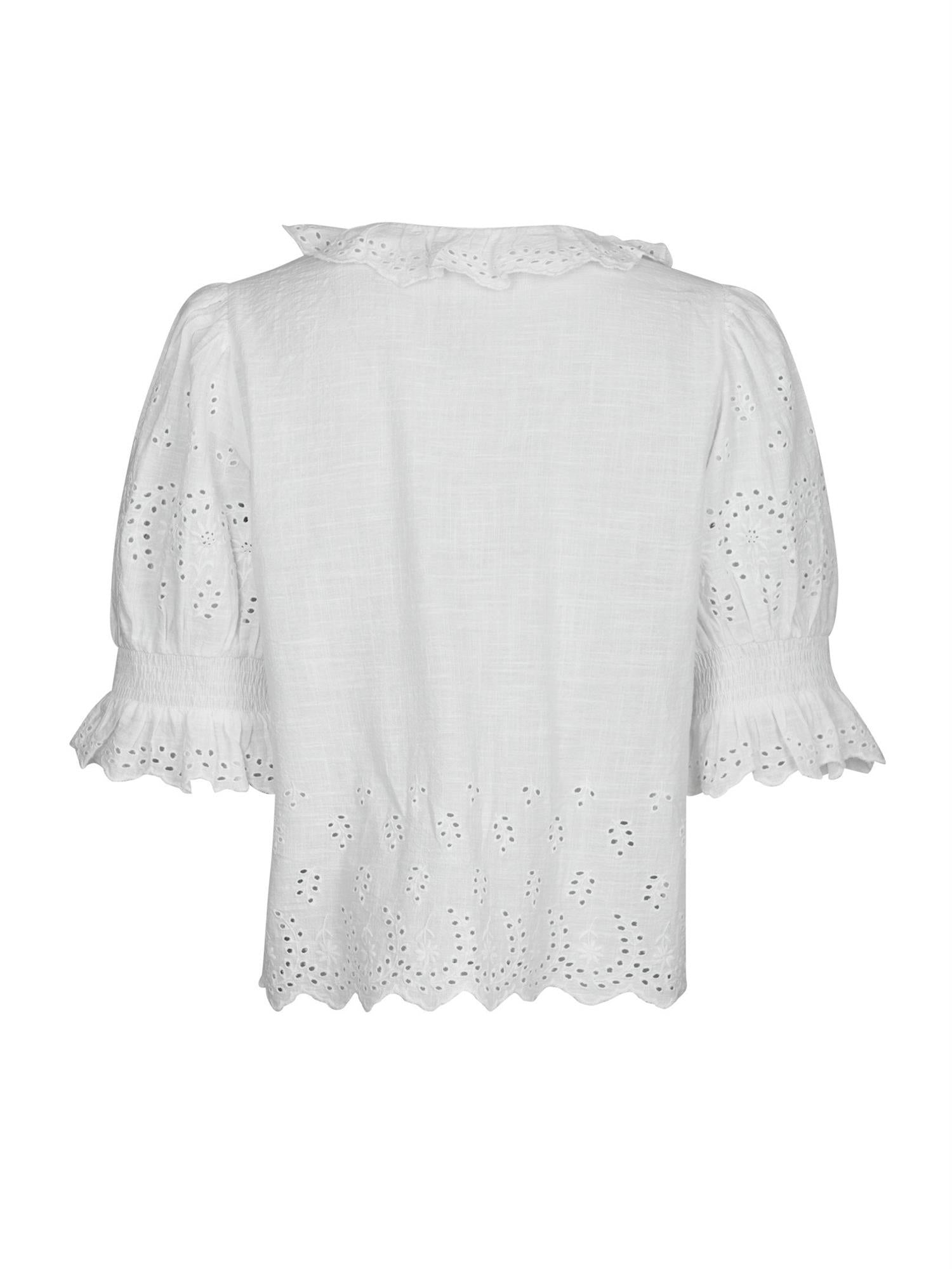Talise Emb Blouse White