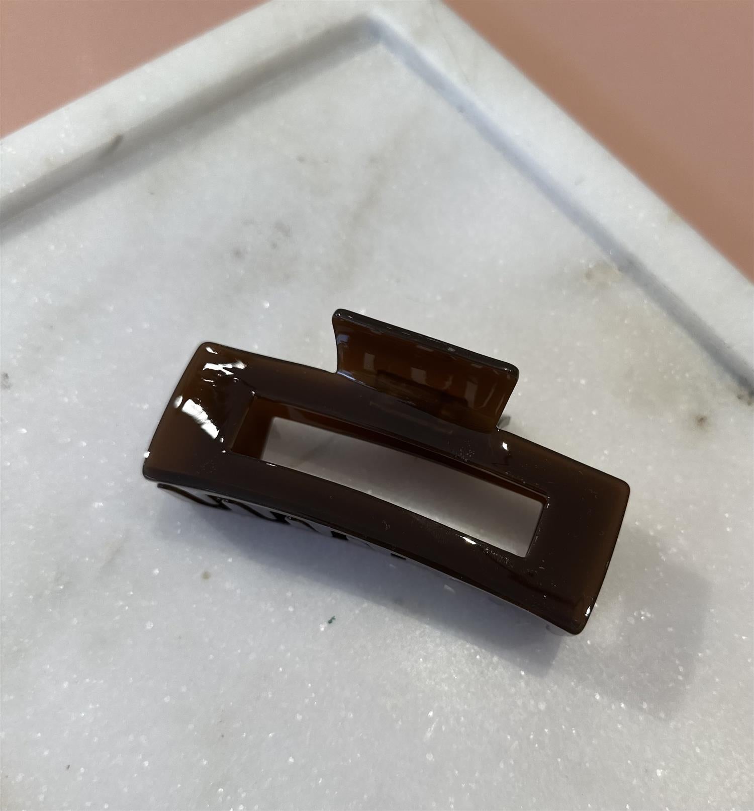 Firkantet Extra Stor Klype Brun