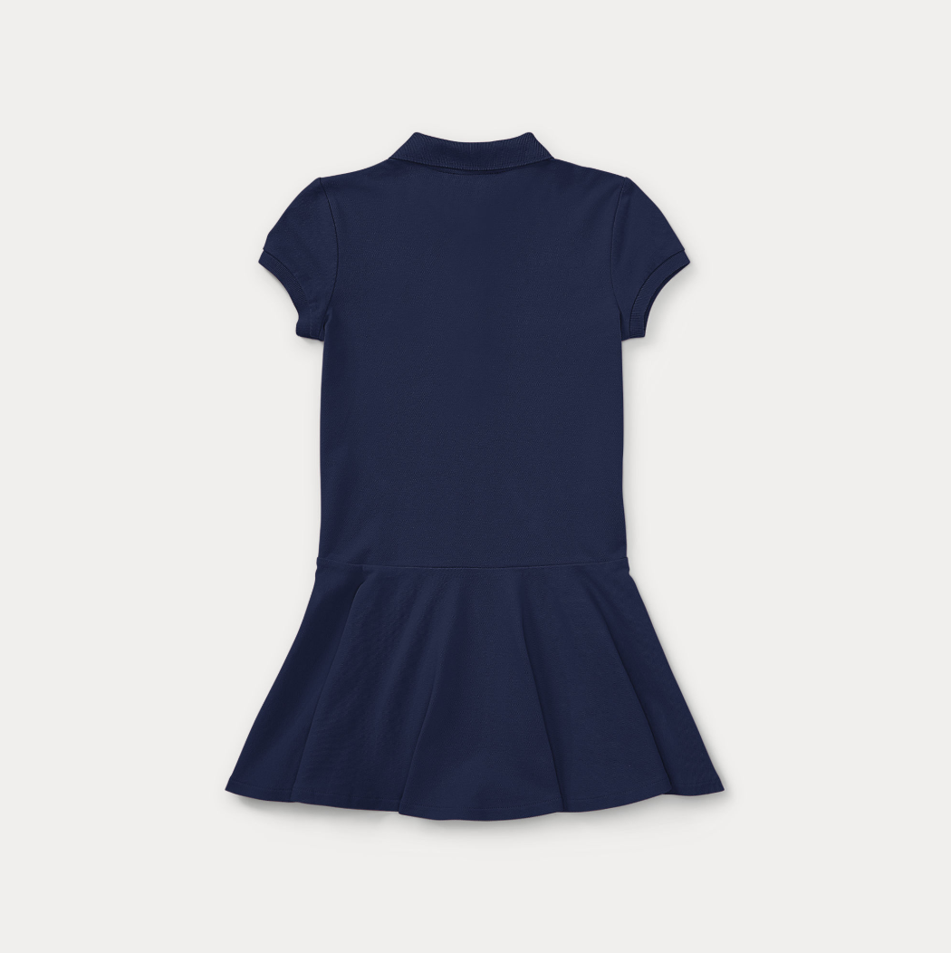 Polo Dress Knit Refined Navy
