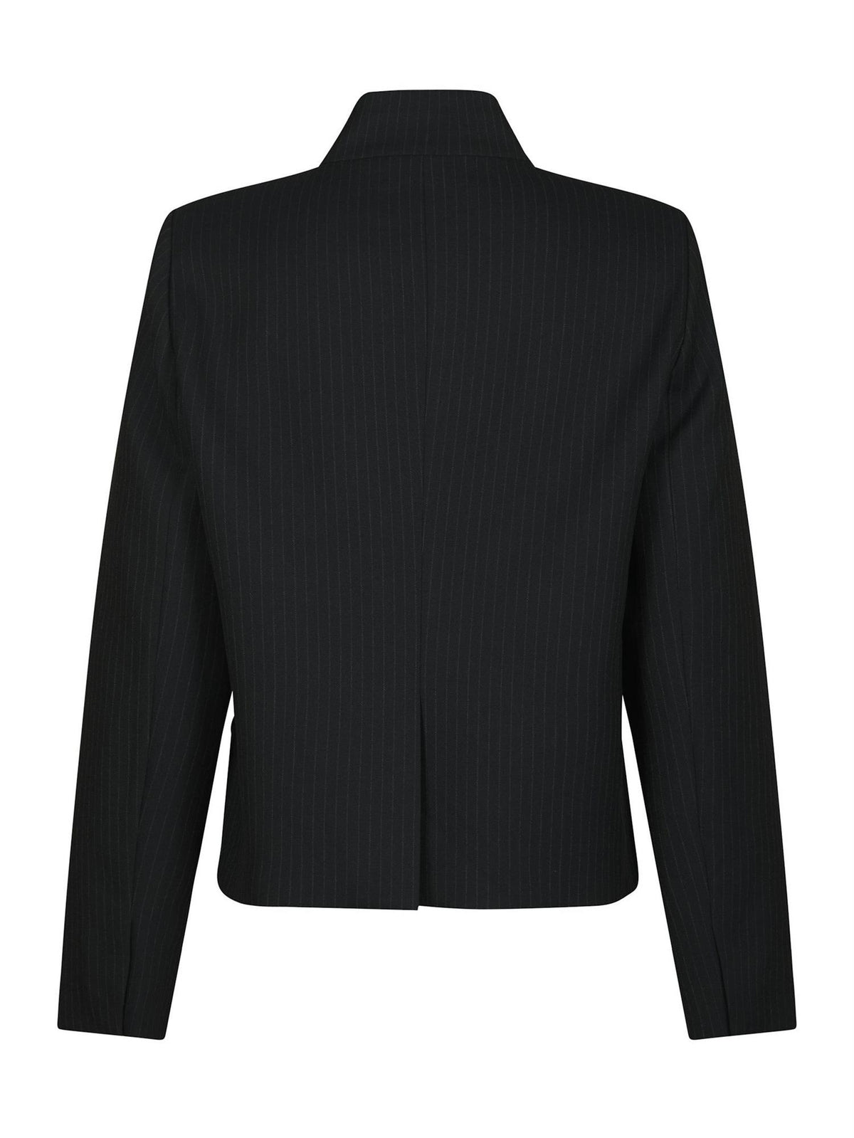 Tiria Slim Spinstripe Blazer Dark Navy