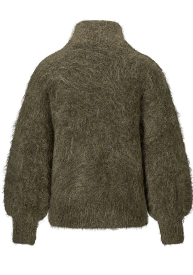 Li Chunky Sweater Moss Green