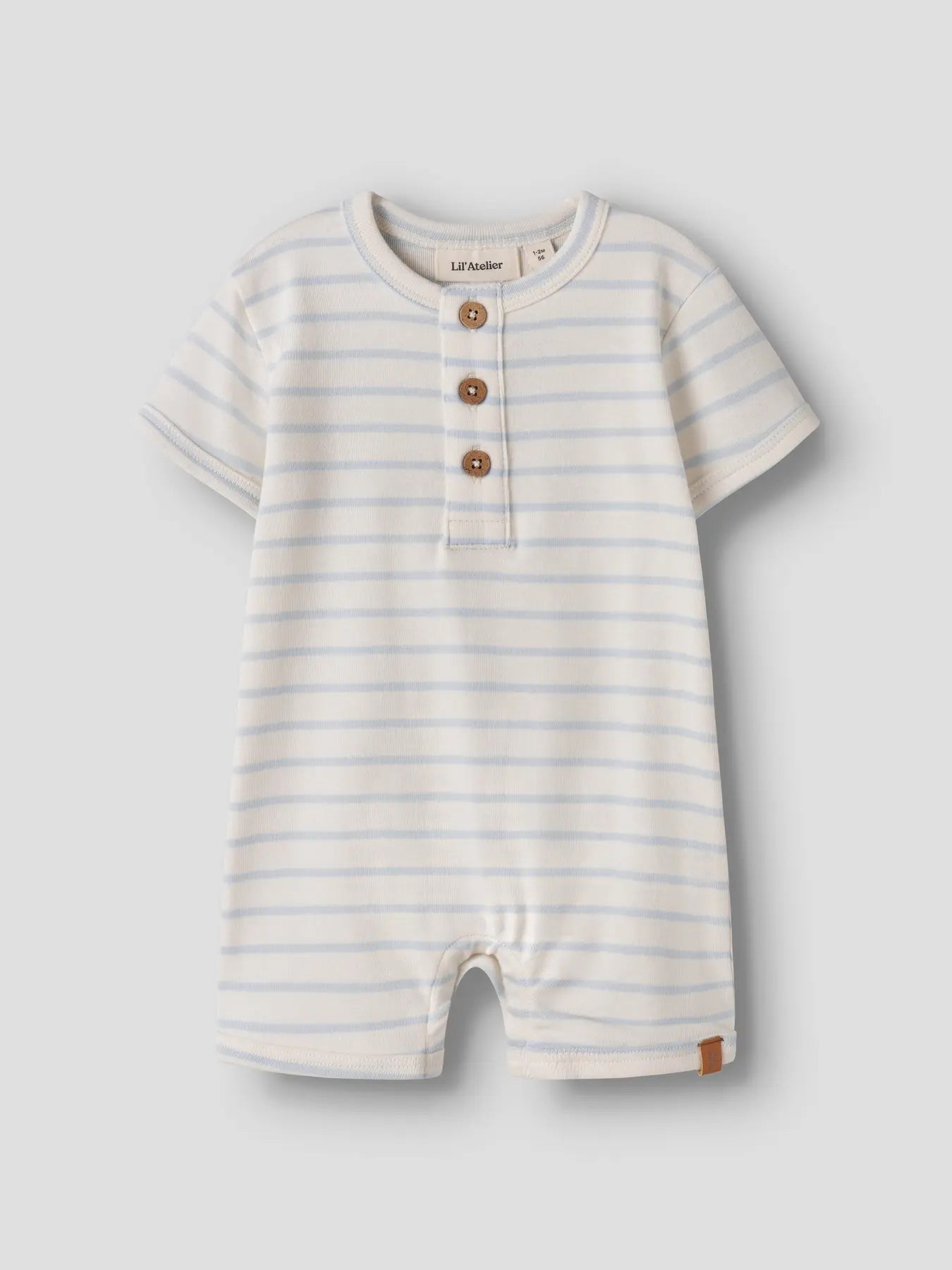 Geo Abi Ss Loose Suit Coconut Milk/Plein Air