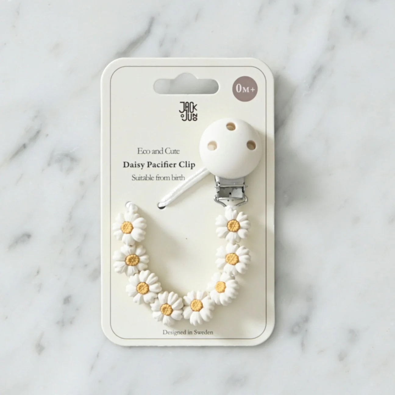 Daisy Pacifier Clip Daisy