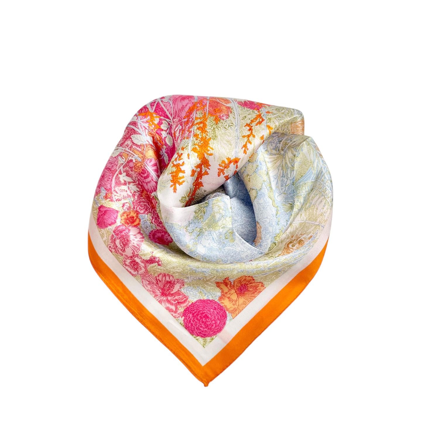 Silkeskjerf Orange #77