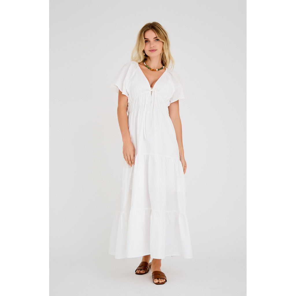 Fransisko Maxi Dress White