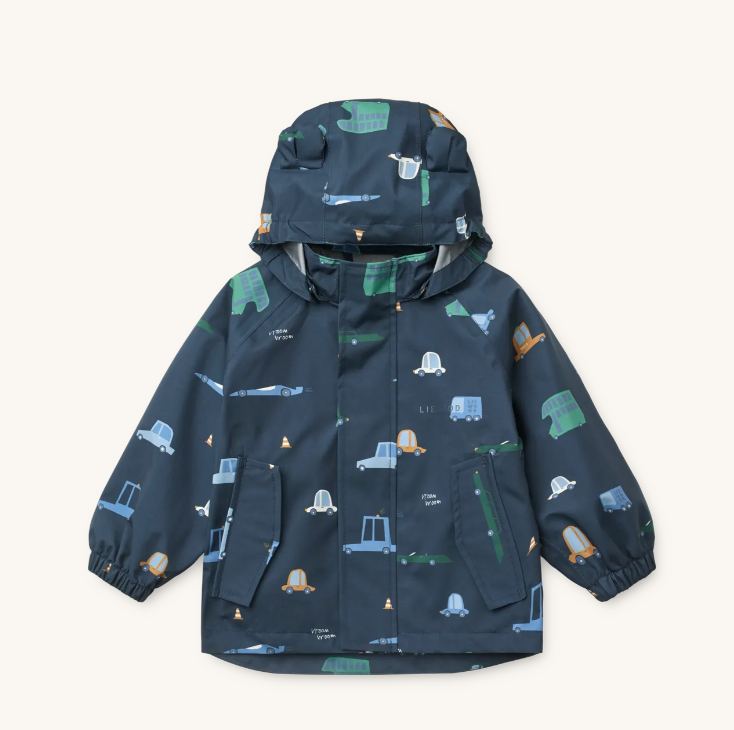 Manu Rainwear Set Cars/Classic Navy