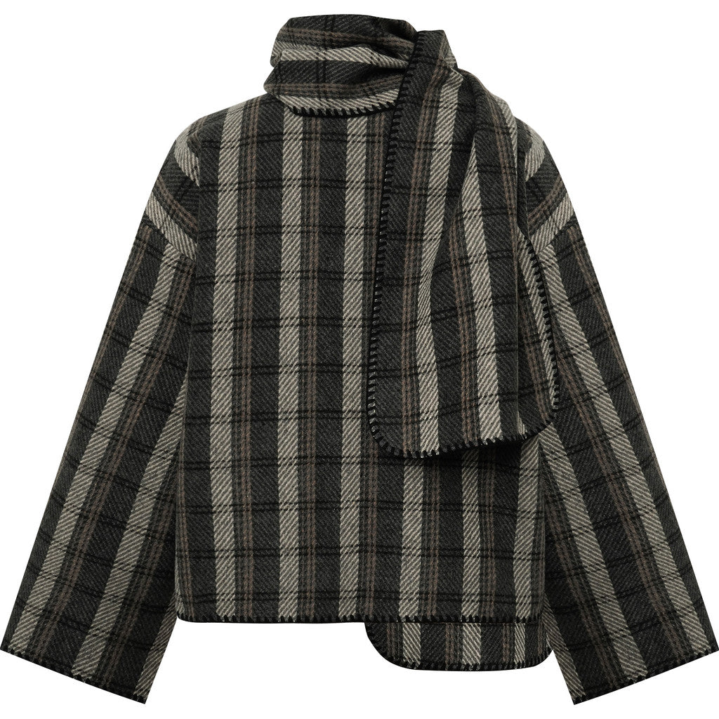 Checki Jacket Grey/Black