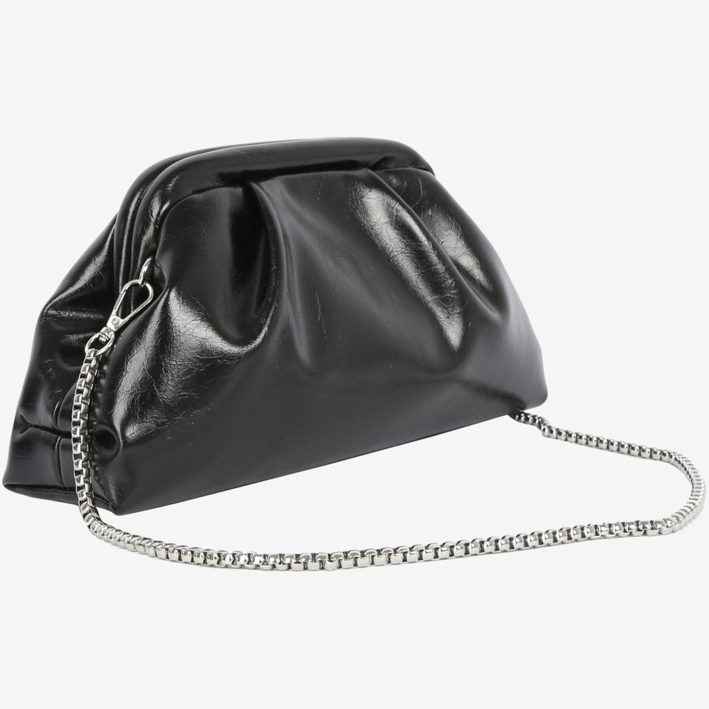 Gidia Laquer Clutch Black