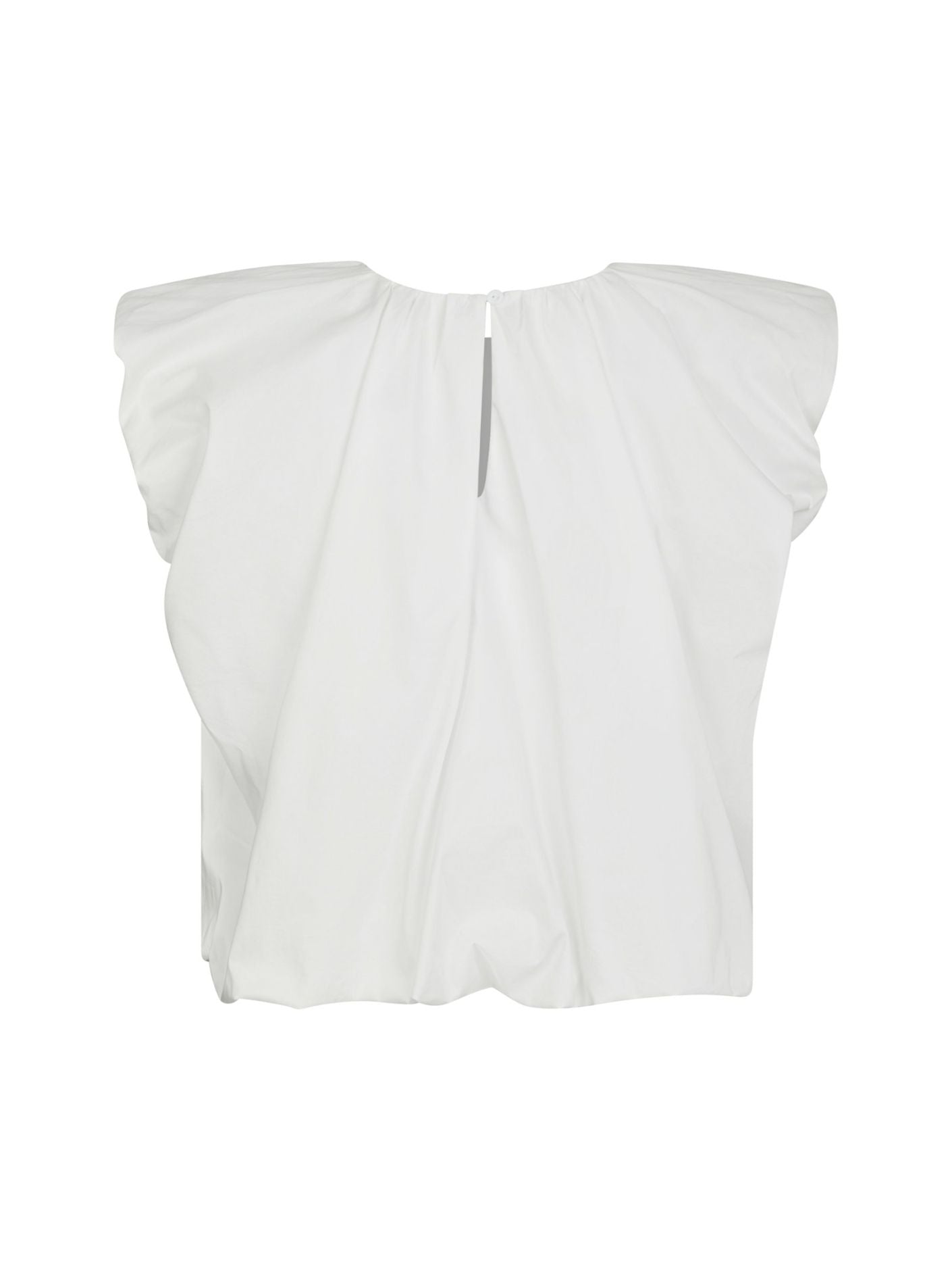 Ivania Poplin Top White