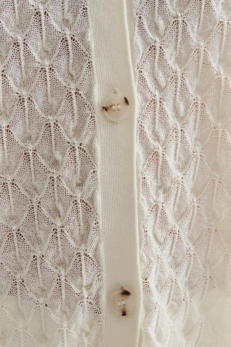 Moa Oversized Knitted White