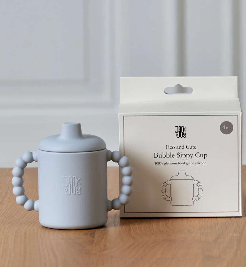 Bubble Sippy Cup Glacier Grey