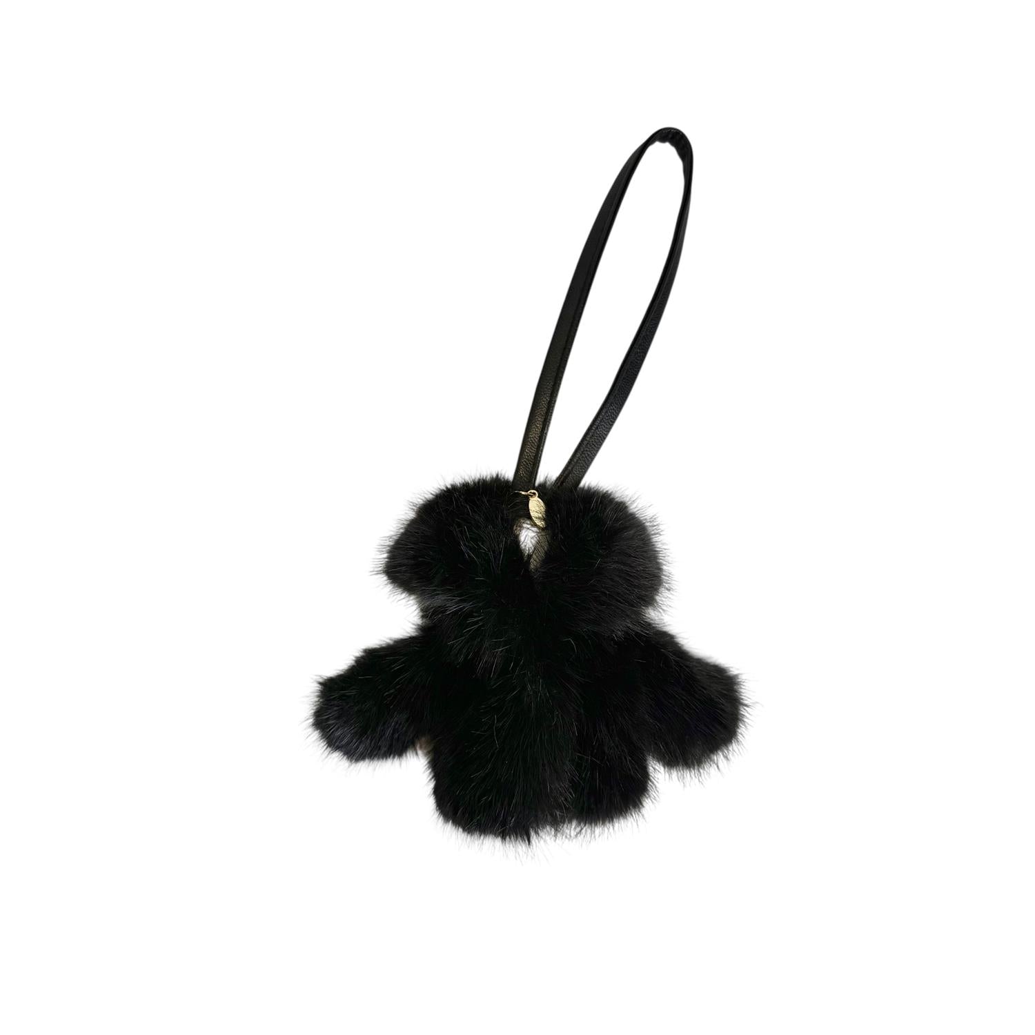 Bagcharm Fuskepelsjakke Sort