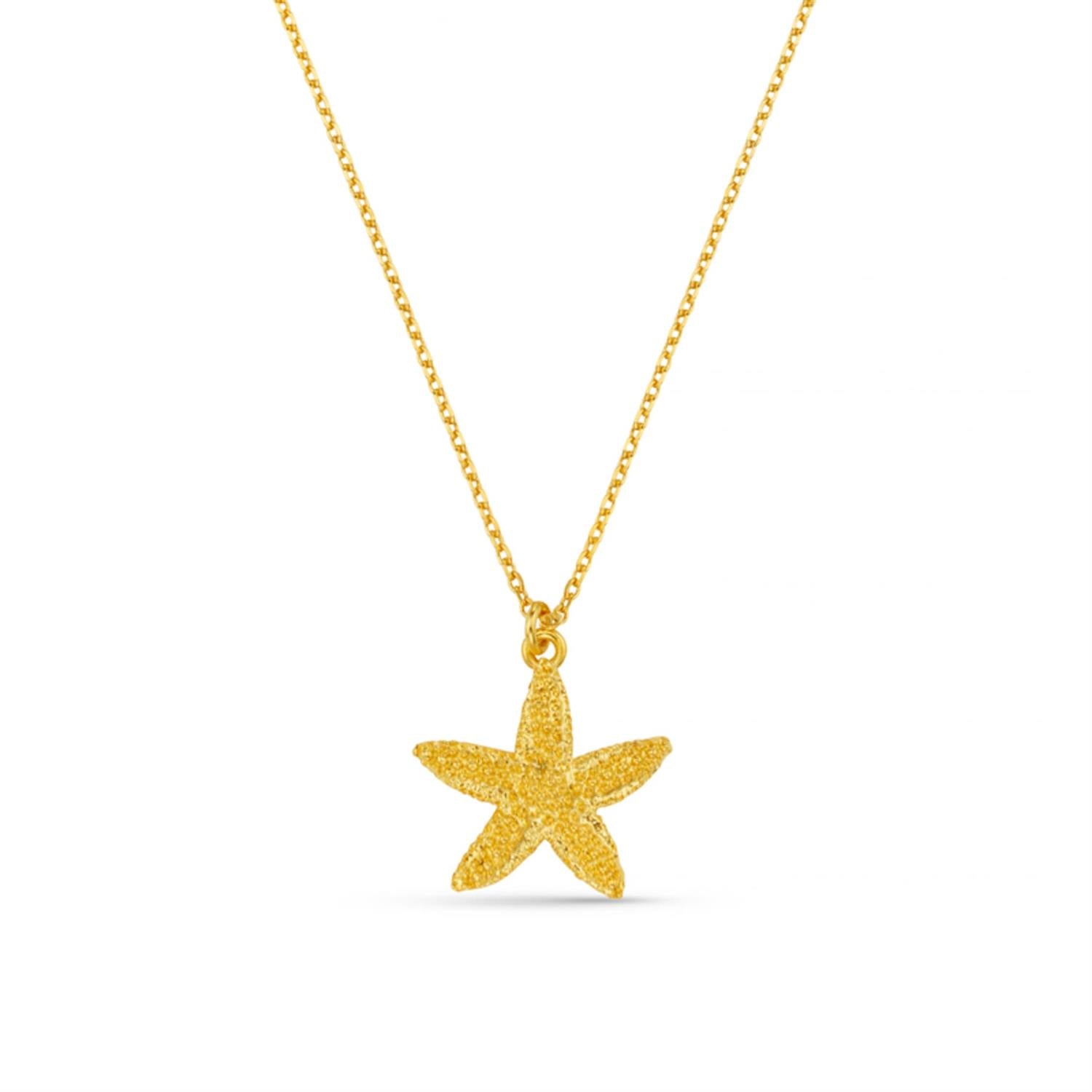 Textured Starfish Necklace