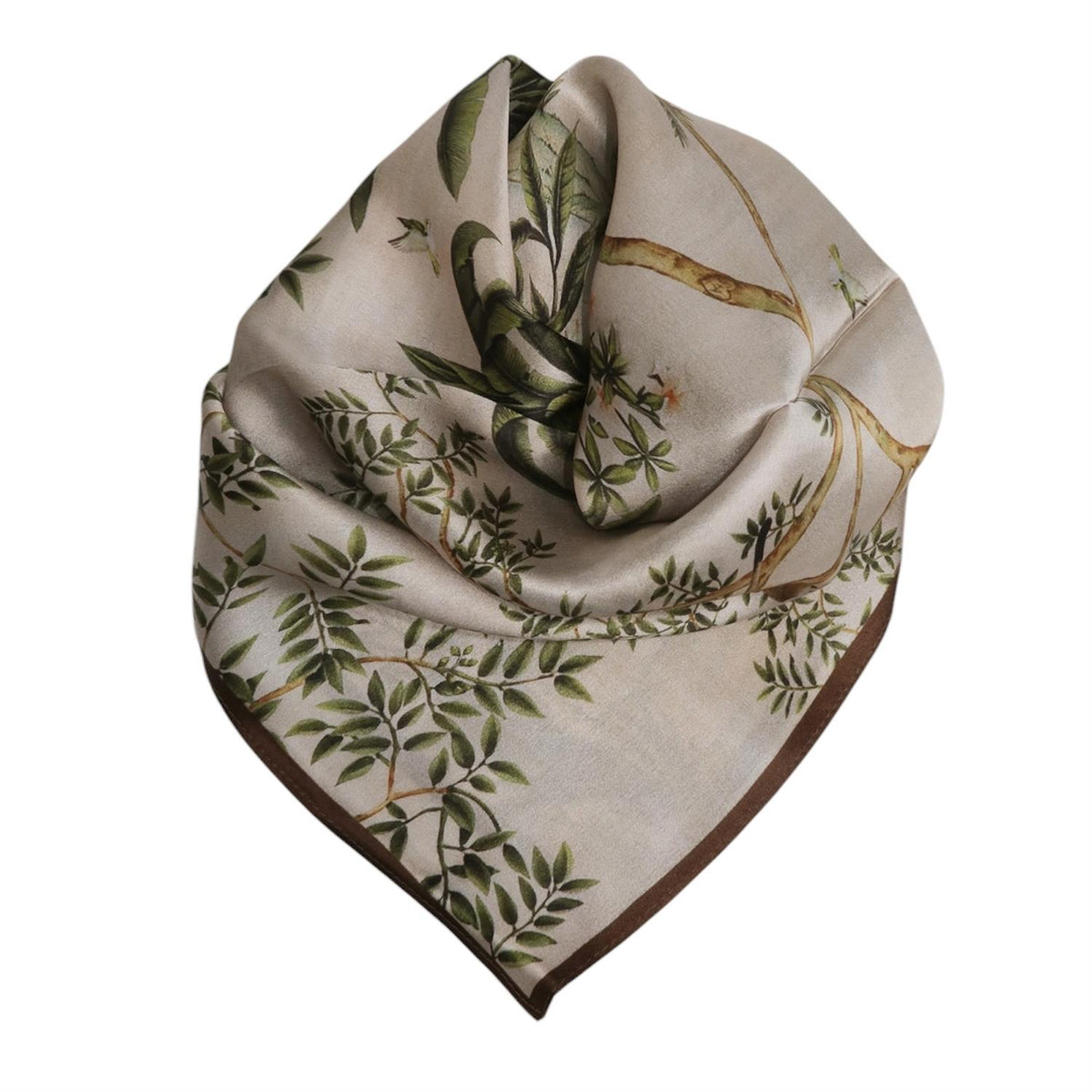 Silkeskjerf Green Natur #33