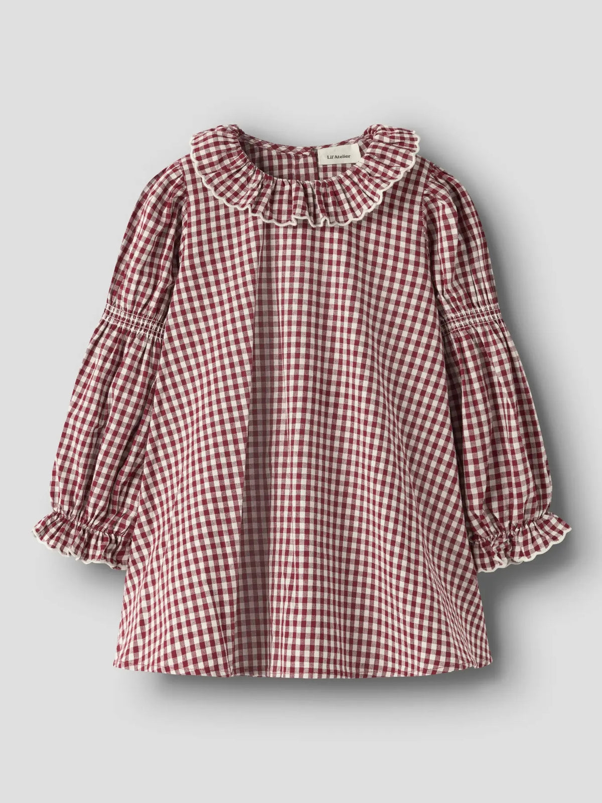 Roanne Ls Loose Dress Biking Red