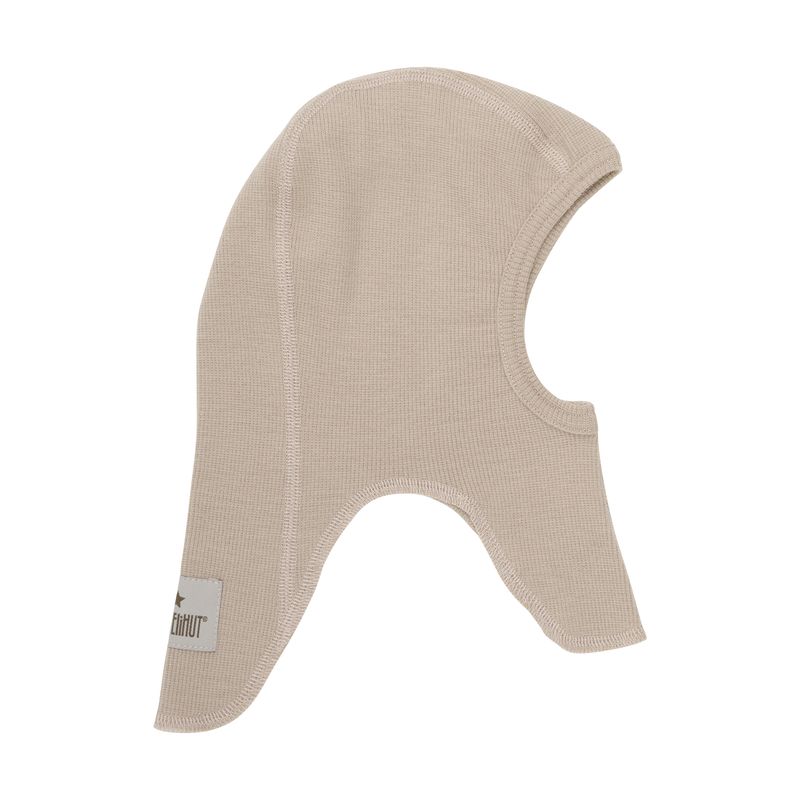 Balaclava Wool Rib Camel Melange