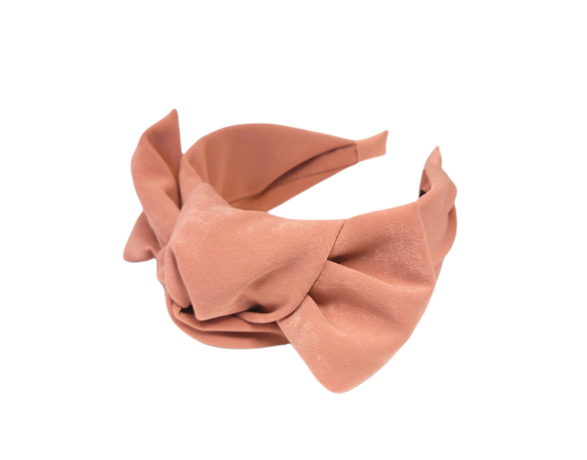 Hårbøyle Stor Sløyfe Exclusive Blush