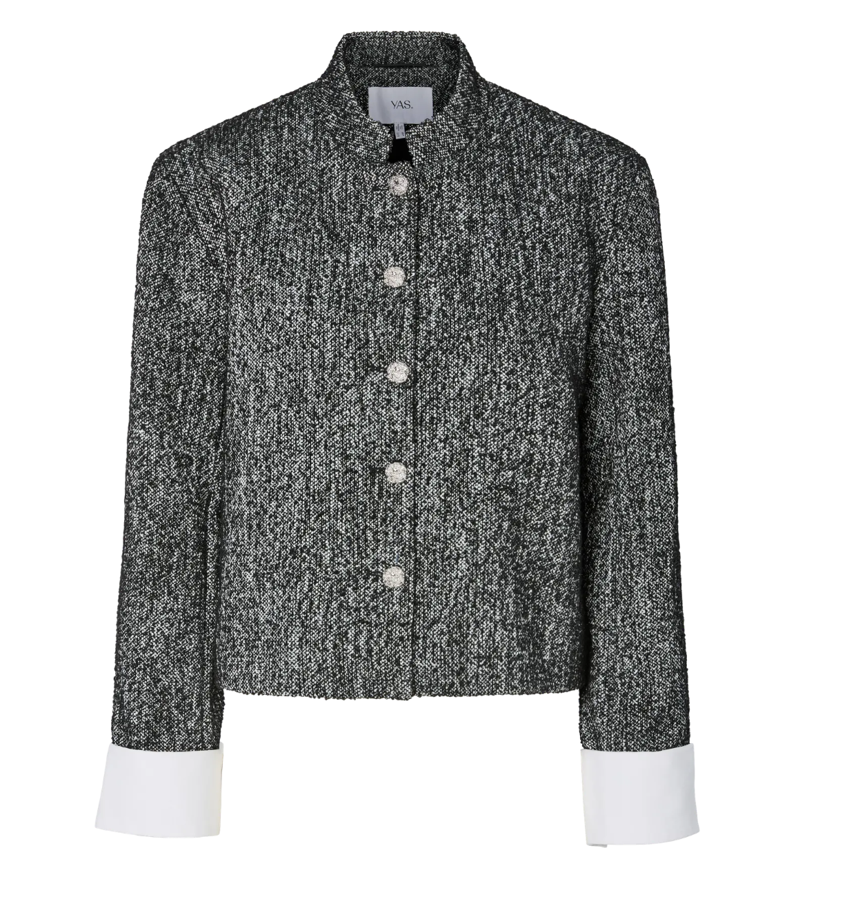 YASTORIVA LS Jacket Black/Grey Melan