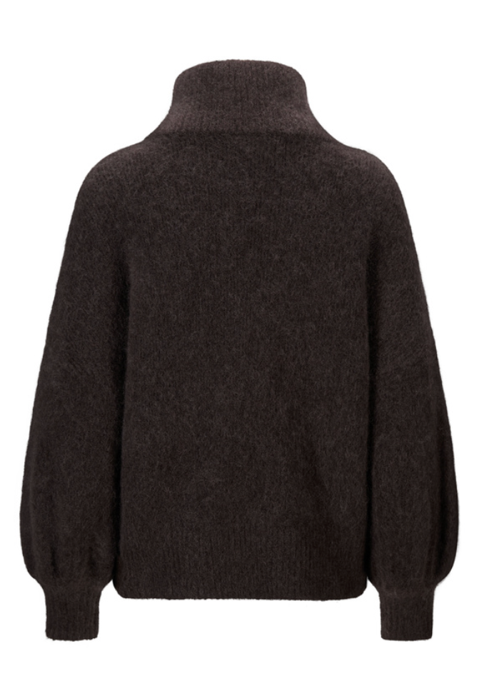 Li Chunky Sweater Dark Brown