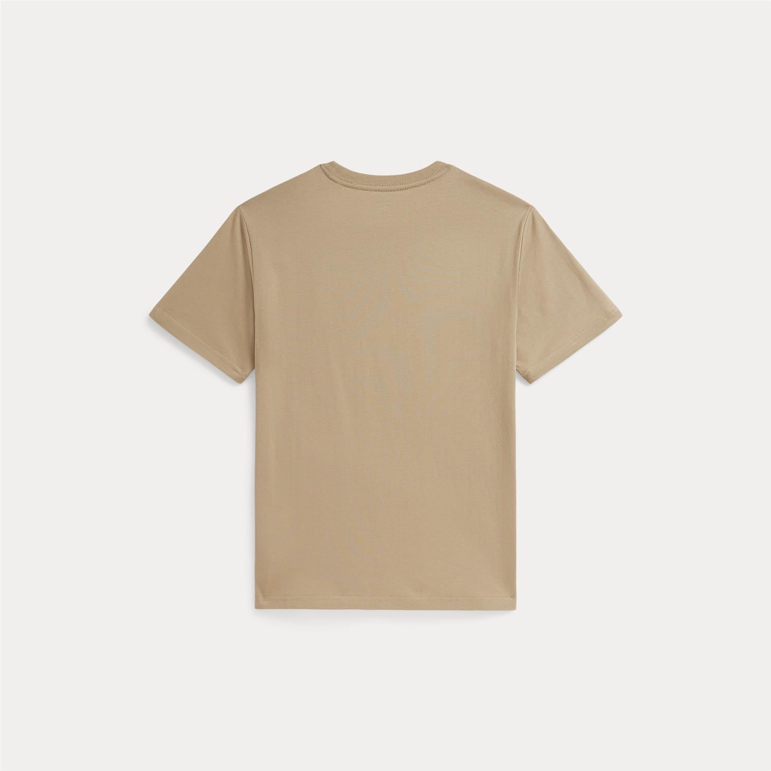 Cotton T-shirt Jersey Classic Khaki