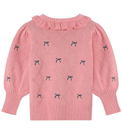 Lucie Bow Pullover Candy Pink