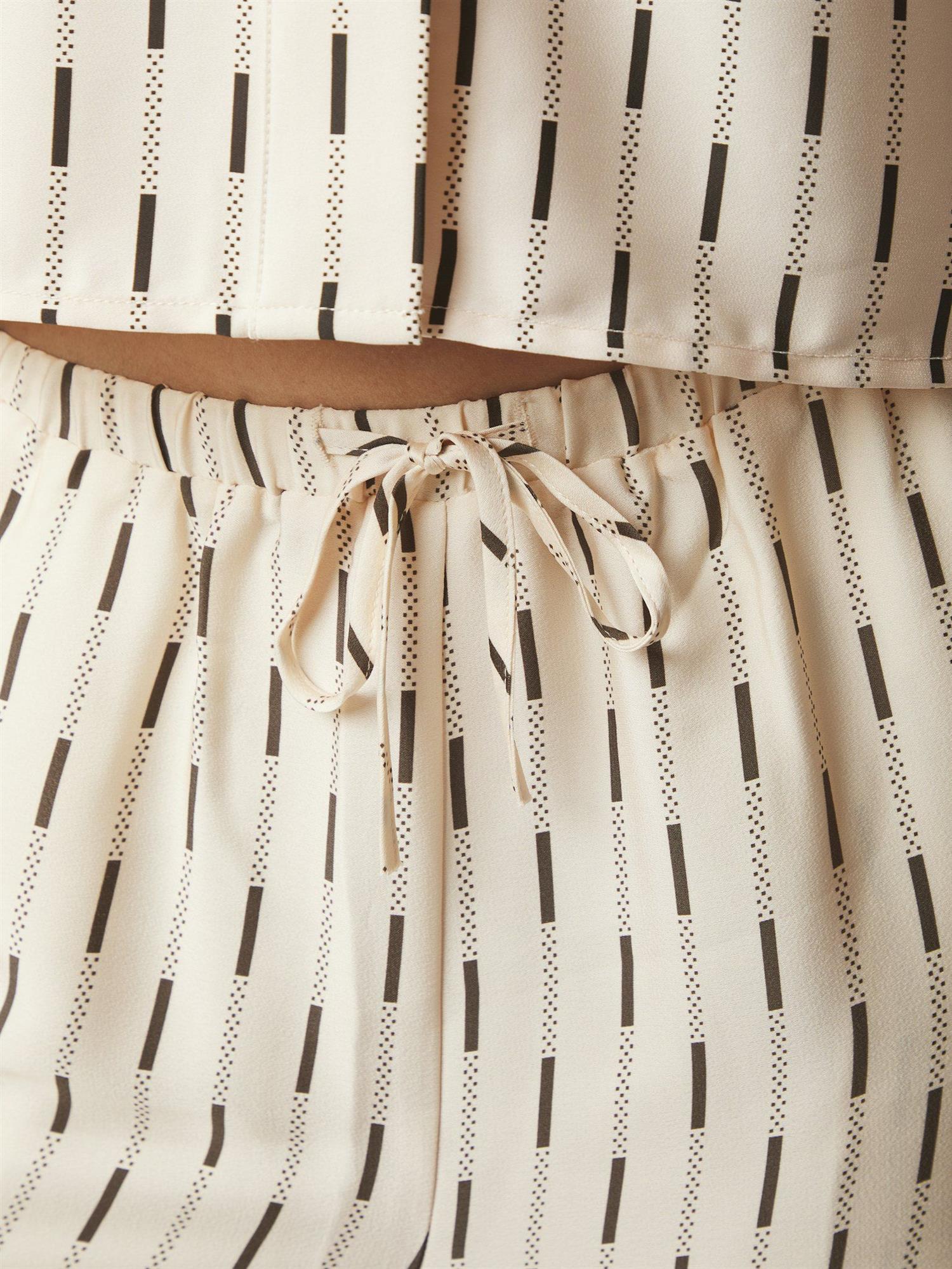 Sora Print Pants Creme
