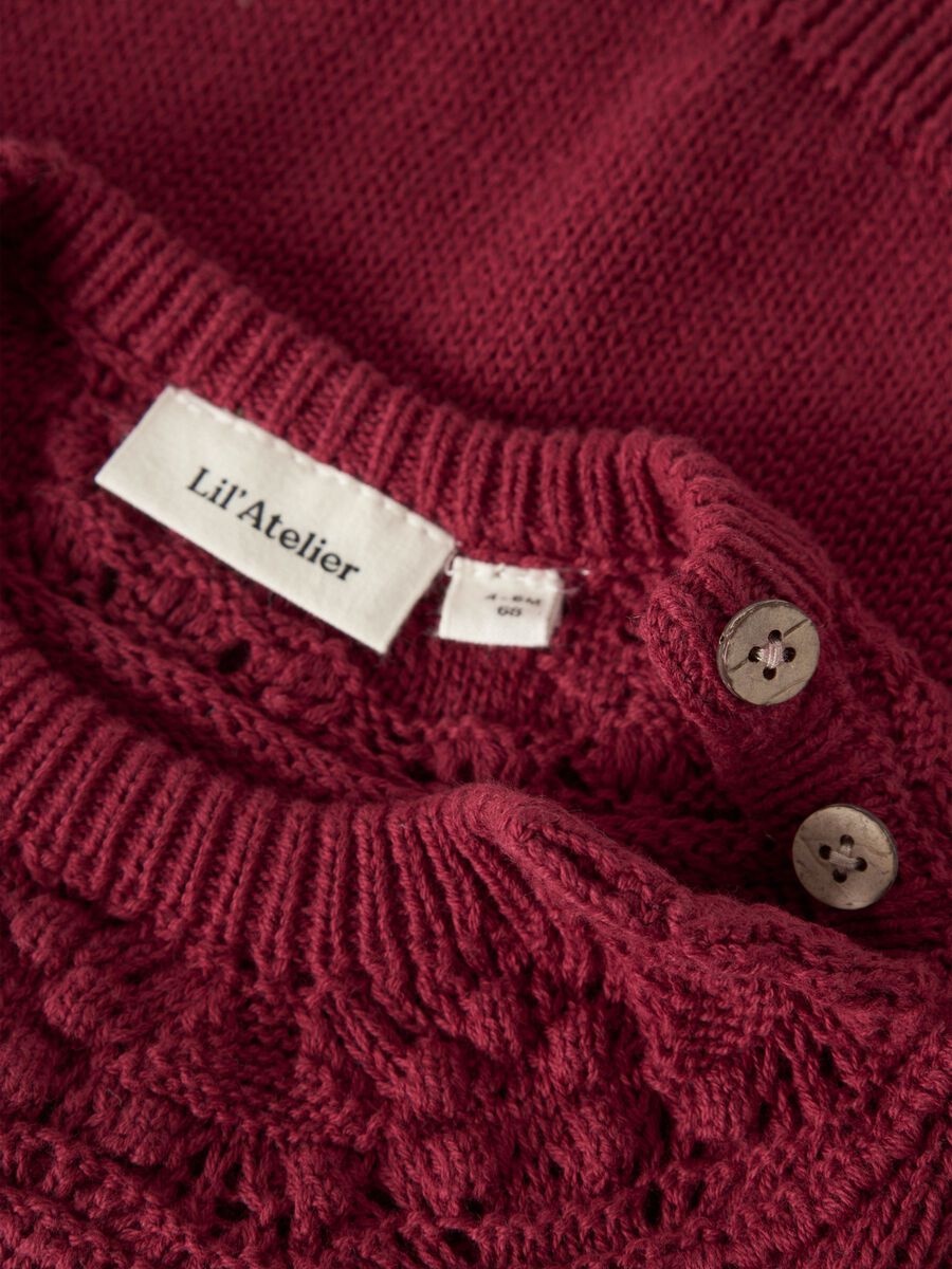 Reva Ls Loose Knit Biking Red