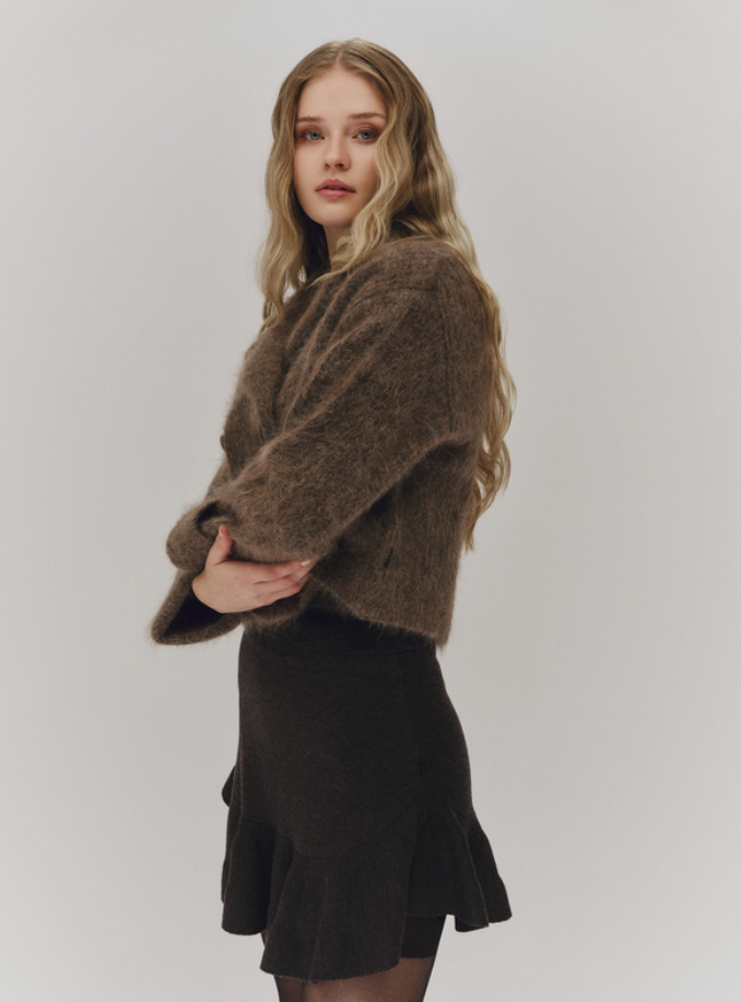 Fenny Chunky Cardigan Brown
