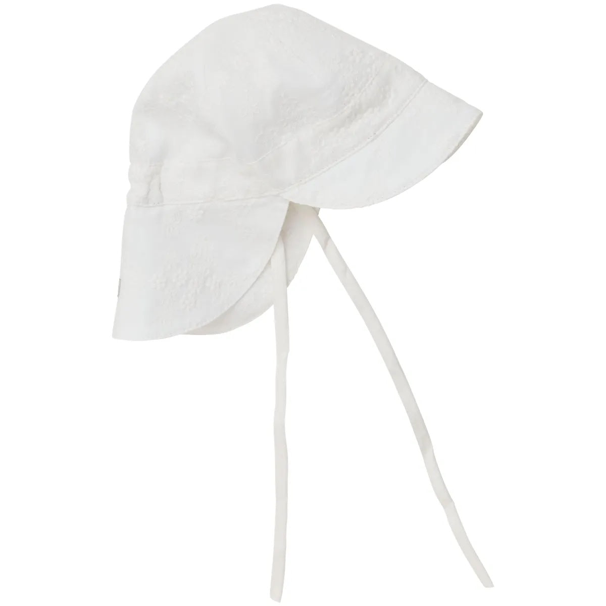 Summer Hat Embroidery Antique White