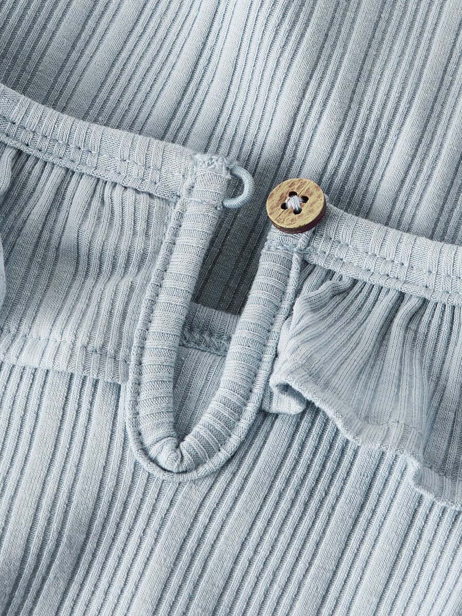 Tansy Ls Slim Top Zen Blue