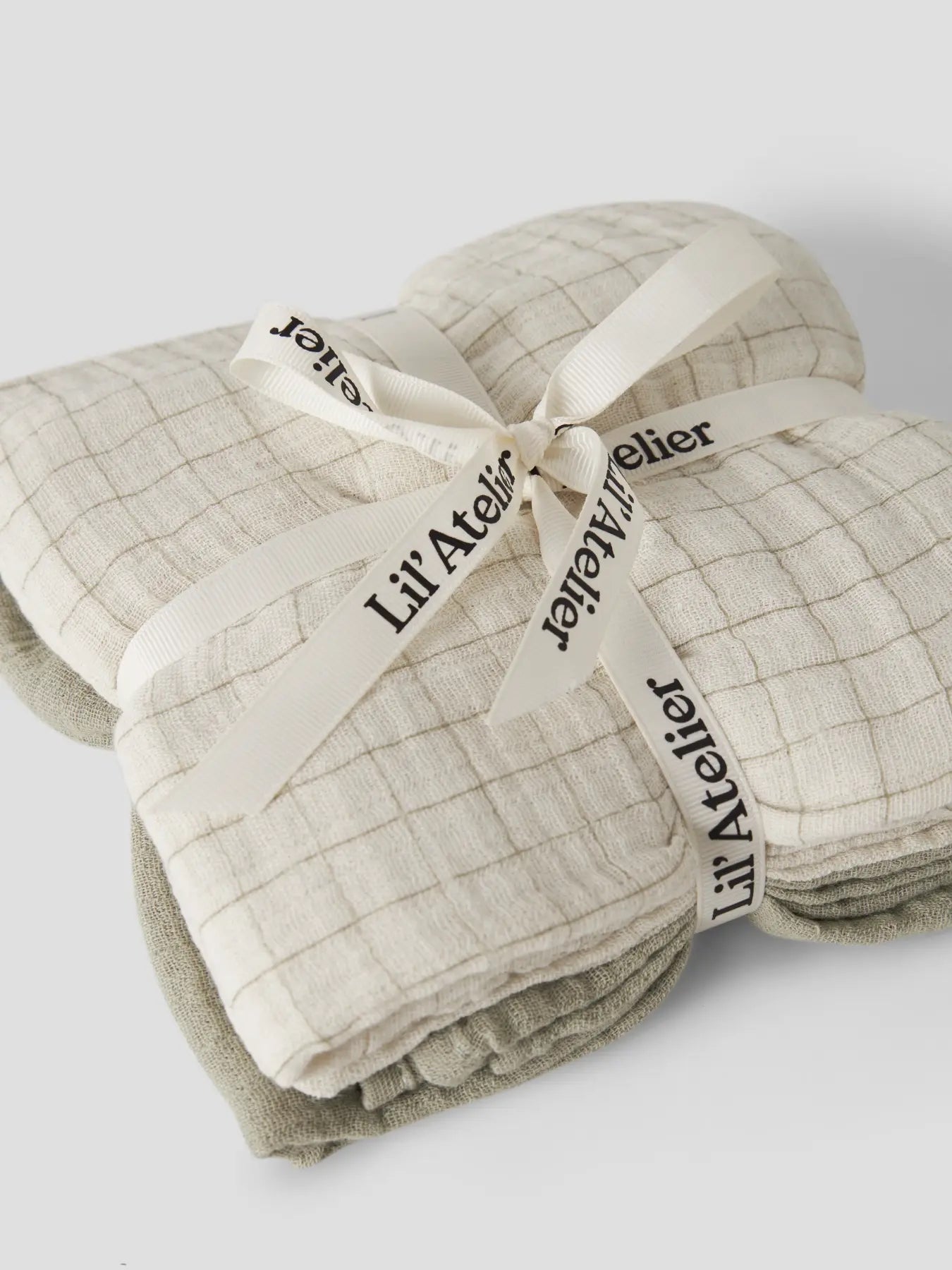 Nisley 3Pack Nappies Turtledove/Moss Gray