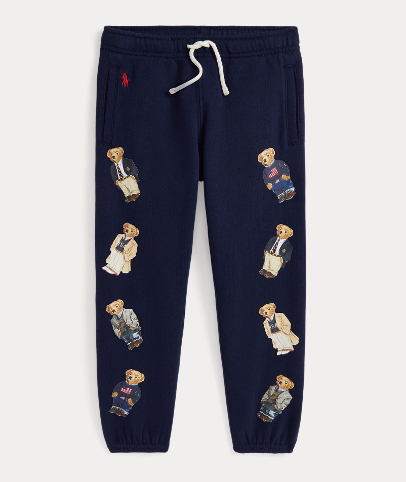 Knit-banded Bukser Refined Navy