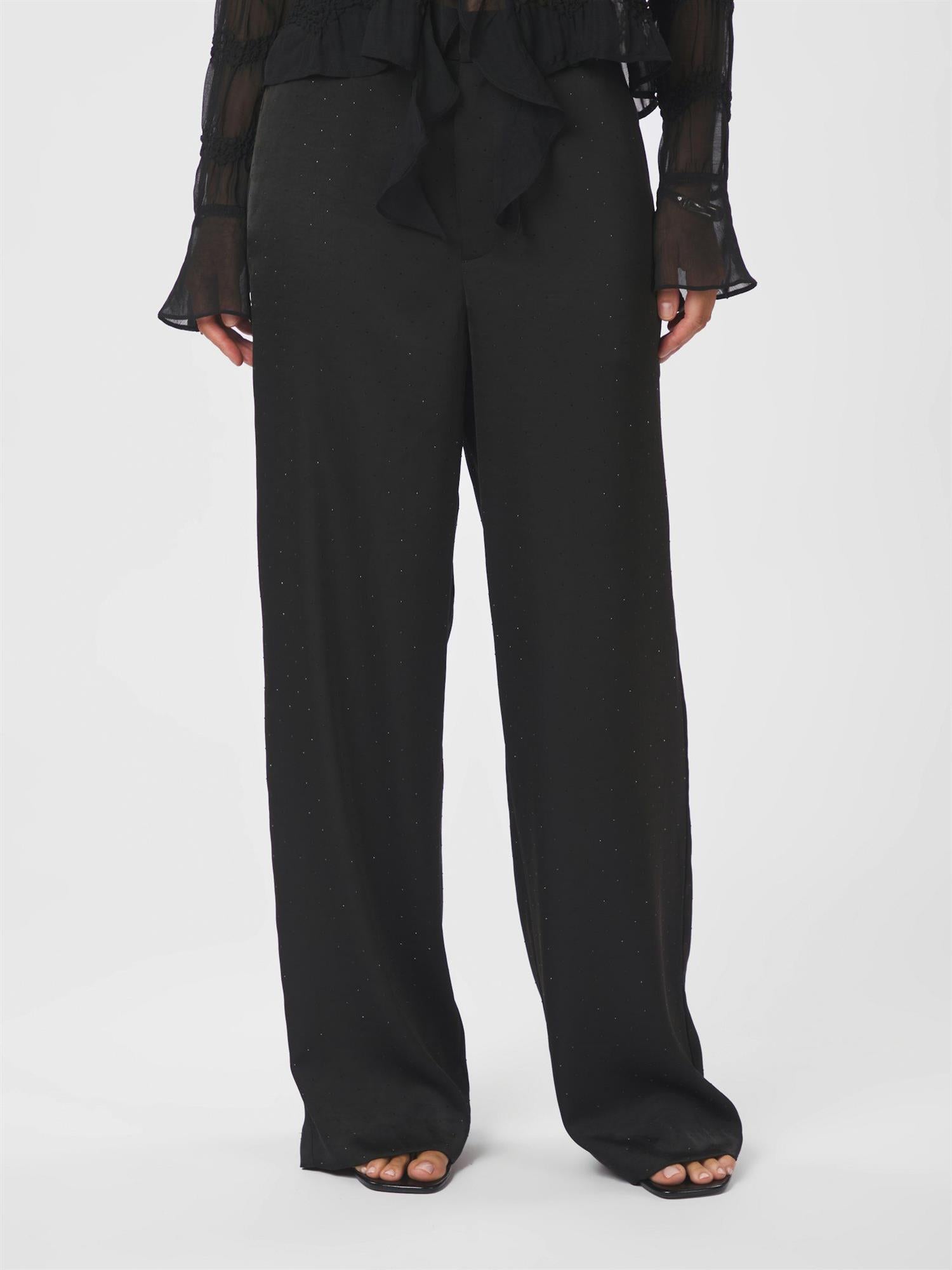 Emmett Heavy Sateen Bedaz Pants Black