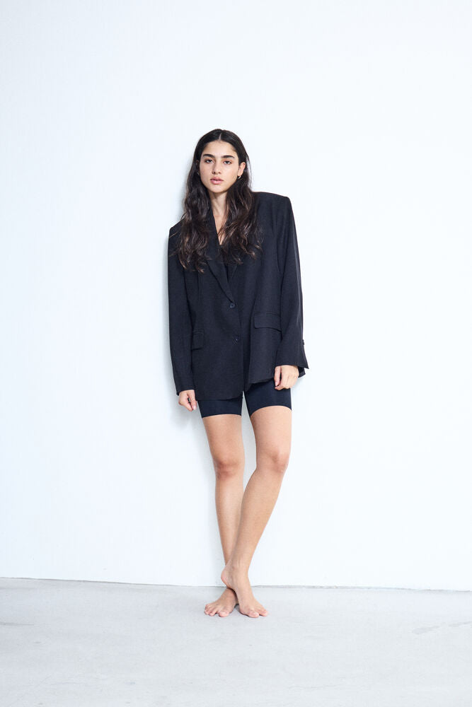 Fava Oversized Blazer Black