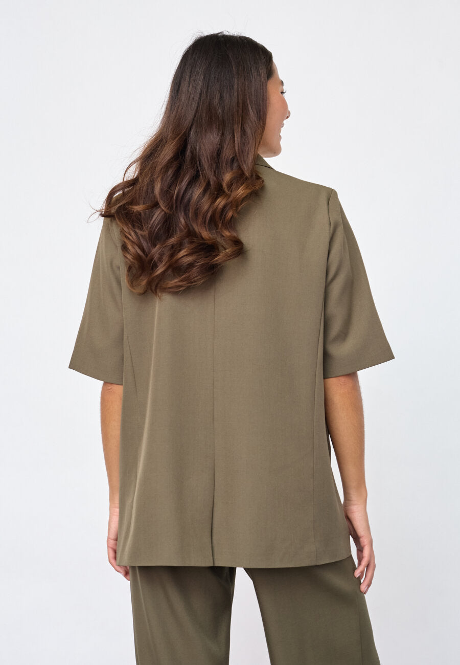 Viksa Blazer Olive Melange