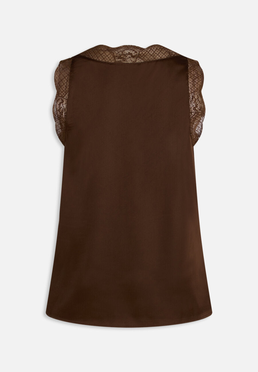 Vara Tank Top Chocolate